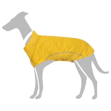 Impermeabile per Cani con Strisce Riflettenti Poliestere M