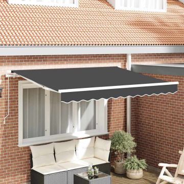 Telo di ricambio per tenda da sole per 3,5x2 m Antracite