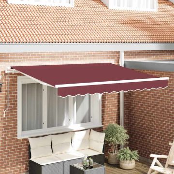 Telo di ricambio per tenda da sole per 3,5x2 m Rosso Borgogna