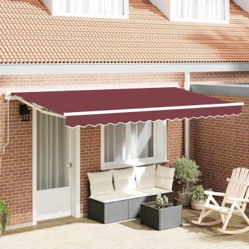 Telo di ricambio per tenda da sole per 4x2 m Rosso Borgogna
