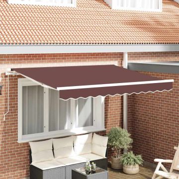 Telo di ricambio per tenda da sole per 2,5x2 m Marrone
