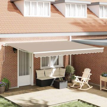Telo di ricambio per tenda da sole per 4,5x3,5 m Beige