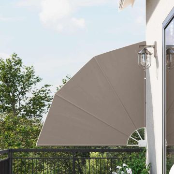 Schermo di Privacy per Balcone 140 x 140 cm Poliestere Tortora