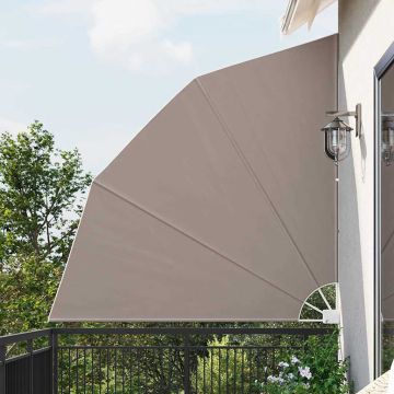 Schermo di Privacy per Balcone 210 x 210 cm Poliestere Tortora