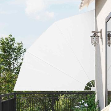 Schermo di Privacy per Balcone 210 x 210 cm Poliestere Bianco