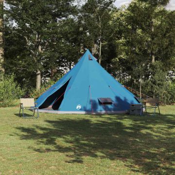 Tenda Tipi con tetto Blu 560 x 560 x 300 cm taffetà