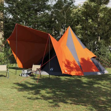 Tenda Tipi Grigio e arancione 510 x 690 x 330 cm taffetà