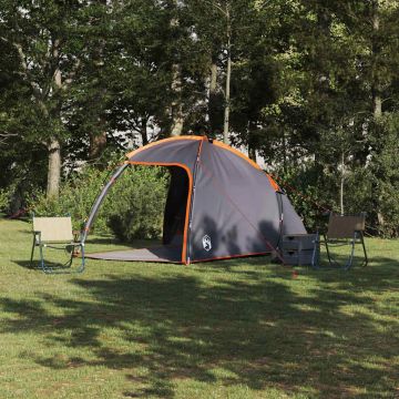 Tenda Capanna 2 persona Grigio e arancione taffetà