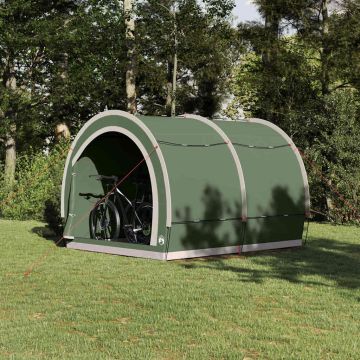 Tenda porta biciclette Verde 256 x 222 x 182 cm taffetà