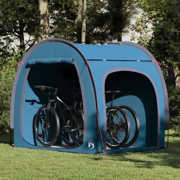 Tenda porta biciclette 210 x 156 x 180 cm Impermeabile Blu