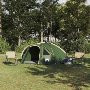 Tenda a Cupola 4 persona Impermeabile Verde taffetà