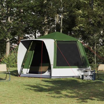 Tenda da campeggio Capanna Verde 420 x 420 x 227 cm Poliestere
