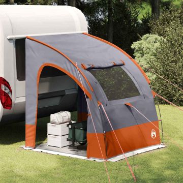 Tenda per portellone posteriore Grigio e arancione taffetà