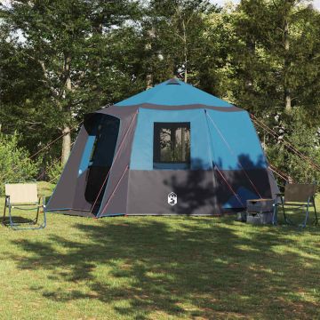 Tenda da campeggio per 12 persone 10 persona Blu e Grigio