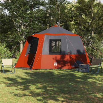 Tenda da campeggio per 12 persone 10 persona Grigio e arancione