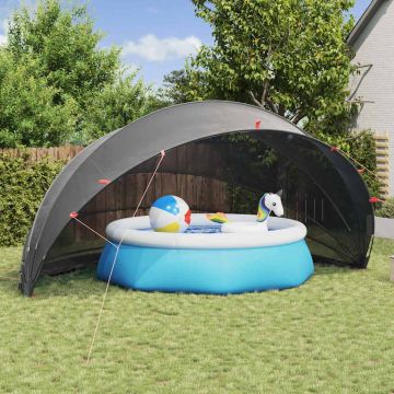 Dome Piscina 592 x 590 x 275 cm Nero