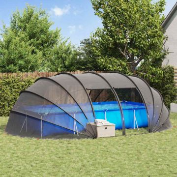 Tenda da piscina a cupola 640 x 432 x 205 cm A rete Trasparente