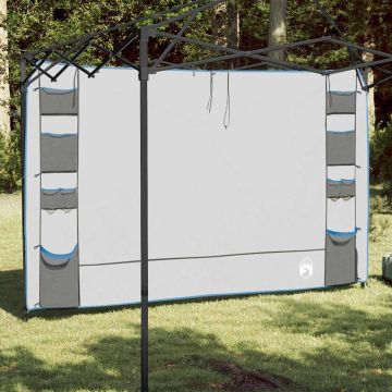 Organizzatore da Tenda Appeso Grigio e Blu 320 x 182 cm Oxford