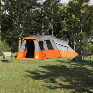 Tenda Familiare 20 persona Grigio e arancione taffetà