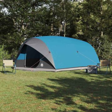 Tenda tunnel 10 persona Impermeabile Blu taffetà