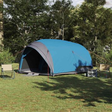 Tenda tunnel 6 persona Impermeabile Blu taffetà