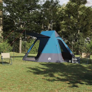 Tenda da campeggio 10 persona Impermeabile Blu taffetà