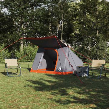 Tenda da campeggio 2 persona Grigio e arancione taffetà