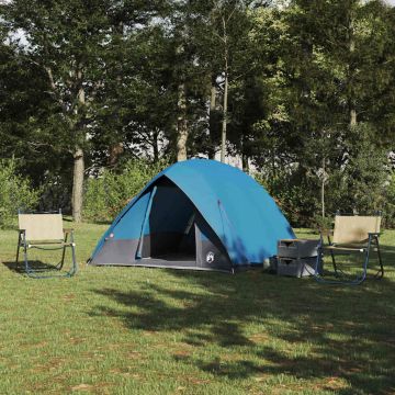 Tenda da campeggio 2 persona Impermeabile Blu taffetà