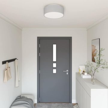 Lampada da soffitto Grigio 38 x 38 x 13,5 cm Tessuto