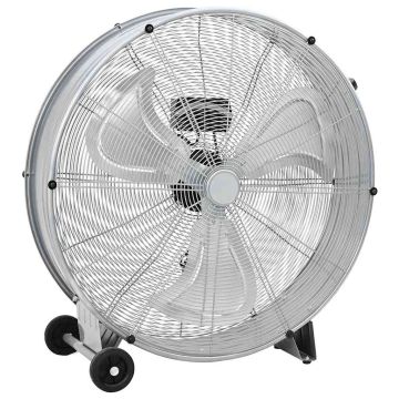 Ventilatore a tamburo Argento 79 x 37 x 82 cm Alluminio