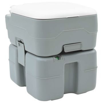 Toilette da Campeggio Grigio 41,5 x 36,5 x 42 cm