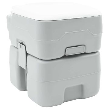 Toilette da Campeggio Grigio 41,5 x 36,5 x 42 cm
