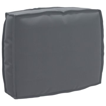 Cuscino Antracite 50 x 40 x 12 cm Tessuto Oxford