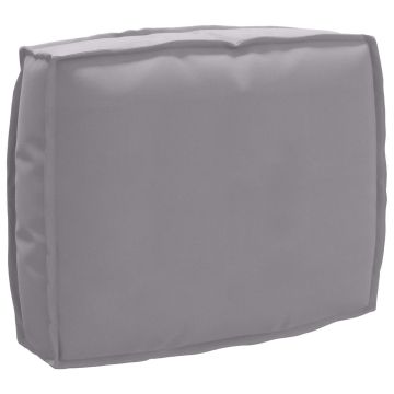 Cuscino Grigio 50 x 40 x 12 cm Tessuto Oxford