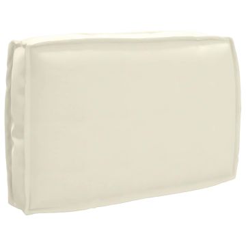 Cuscino Crema 60 x 40 x 12 cm Tessuto Oxford