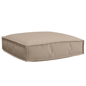 Cuscino Tessuto Oxford Tortora 60 x 60 x 12 cm