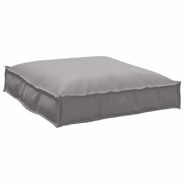 Cuscino Tessuto Oxford Grigio 70 x 70 x 12 cm