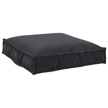 Cuscino Tessuto Oxford Nero 70 x 70 x 12 cm