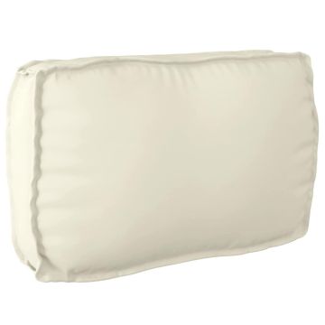 Cuscino Tessuto Oxford Crema 70 x 40 x 12 cm