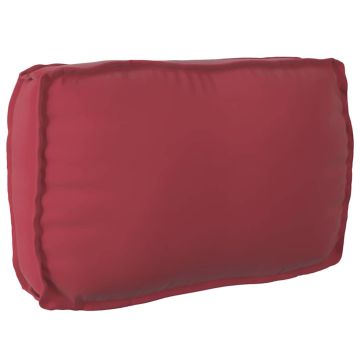 Cuscino Tessuto Oxford Rosso Vino 70 x 40 x 12 cm