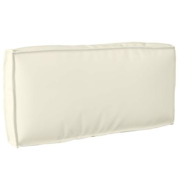 Cuscino Tessuto Oxford Crema 80 x 40 x 12 cm