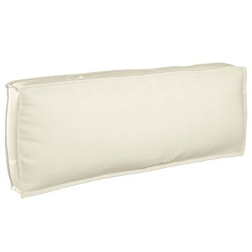 Cuscino Tessuto Oxford Crema 120 x 40 x 12 cm