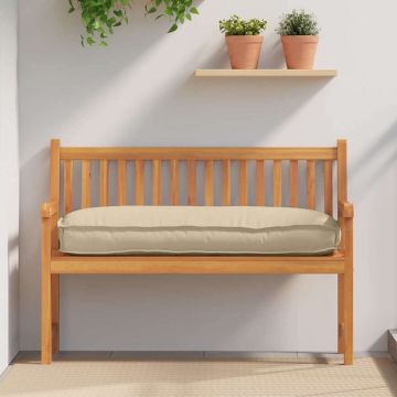 Cuscino Tessuto Oxford Beige 120 x 50 x 12 cm