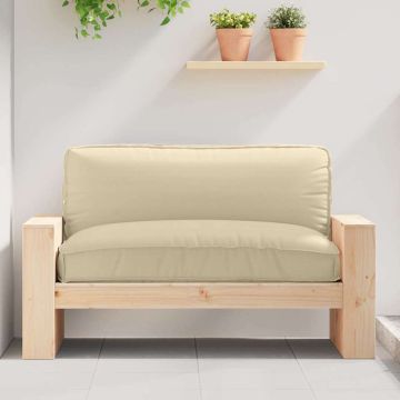 Cuscino Tessuto Oxford Beige 120 x 80 x 12 cm