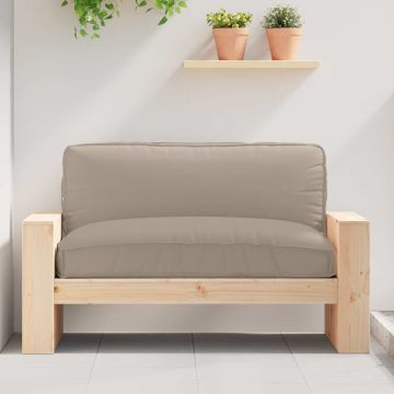 Cuscino Tessuto Oxford Tortora 120 x 80 x 12 cm
