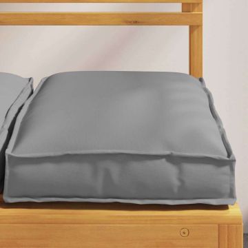 Cuscino 4 pz Tessuto Oxford Grigio 40 x 40 x 8 cm