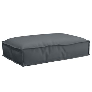 Cuscino Tessuto Oxford Antracite 60 x 40 x 8 cm