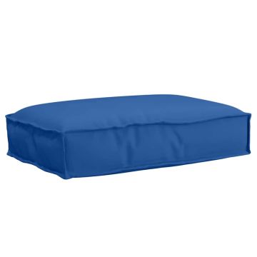 Cuscino Tessuto Oxford Blu Reale 60 x 40 x 8 cm
