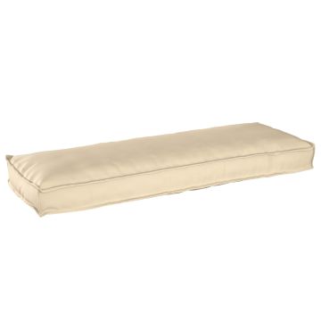 Cuscino Tessuto Oxford Beige 120 x 40 x 8 cm