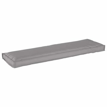 Cuscino Tessuto Oxford Grigio 140 x 40 x 8 cm